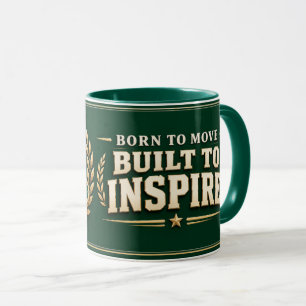 Tasse pour professeur d'EPS, Né pour bouger Constr