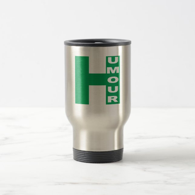 Tasse pour voyage 444 ml Design HUMOUR (Centre)