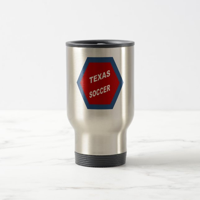 Tasse pour voyage 444 ml TEXAS  SOCCER (Centre)