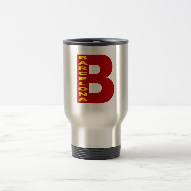 Tasse pour voyage acier inoxydable BARCELONA (Centre)