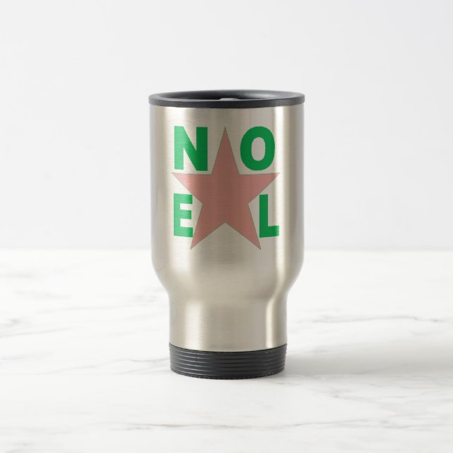 Tasse  pour voyage acier inoxydable NOEL 7 ETOILES (Centre)