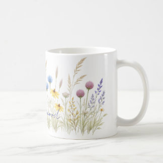 Tasse Prairie de Fleurs Sauvages Minimaliste – Aqu
