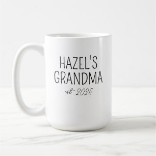 Tasse Première Grand-mère, Cadeau Nouvelle Grand-m