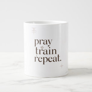 Tasse Prière Entraînement Répéter – Motivation Fit