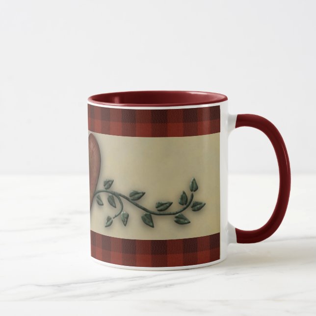 tasse primitive de coeur (Droite)