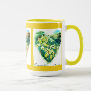 Tasse Primula veris Green Heart Cowslip