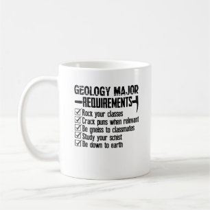 Tasse principale de conditions de géologie