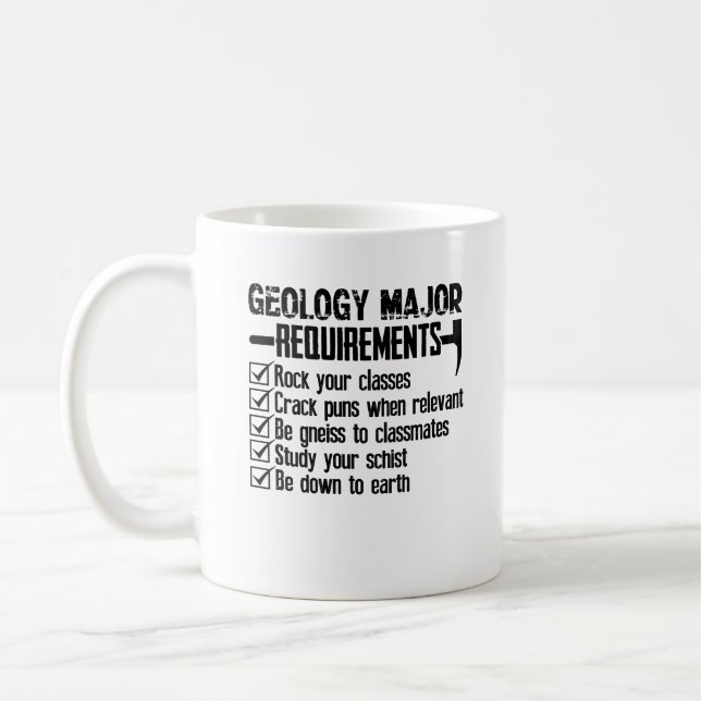Tasse principale de conditions de géologie (Gauche)