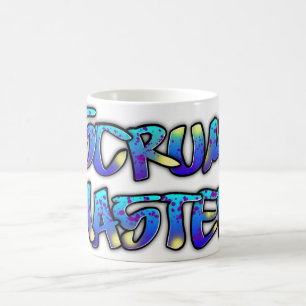 Tasse principale de graffiti de bousculade