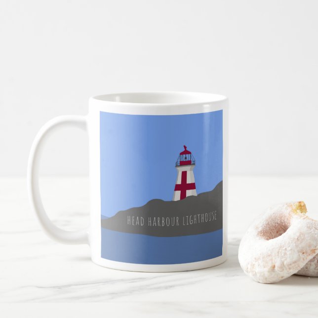 Tasse principale de phare de port (Avec donut)