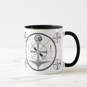 Tasse principale indienne vintage de carte-test