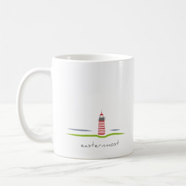 Tasse principale occidentale de phare de Quoddy (Gauche)