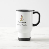 Tasse professionnelle drôle de plumeur de poulet