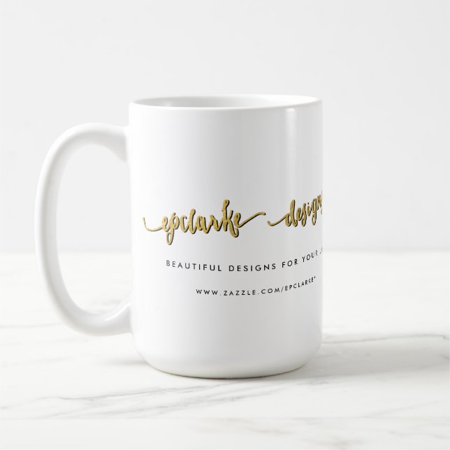 Tasse promotionnelle de logo fait sur commande (Gauche)