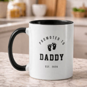 Tasse Promu Papa Cadeau Nouveau Papa
