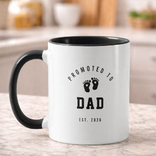 Tasse Promu Papa Idée Cadeau Nouveau Papa