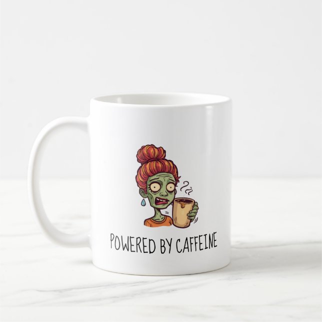 Tasse «Propulsé par la caféine» (Gauche)