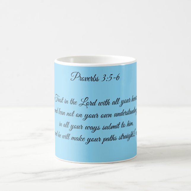 Tasse Proverbes 3:5-6 (Centre)