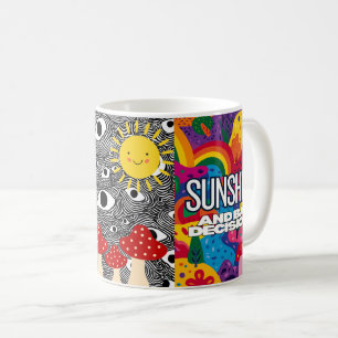 Tasse Psychedélique - Coupe de Café Colorée et Tri