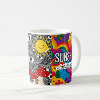 Tasse Psychedélique - Coupe de Café Colorée et Tri