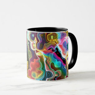 Tasse psychédélique de motif