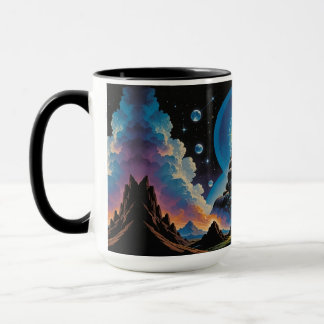 Tasse Psychedélique Vintage Sci-fi