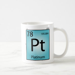 Tasse (Pt) d'élément de platine