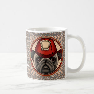 Tasse Pug Pompiers