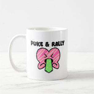 Tasse Puke & Rally Classic Pink Heart Party
