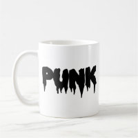 Tasse "punk" personnalisable de police