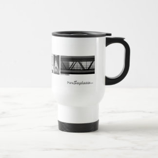 Tasse pure de voyage de lettres de Saginaw