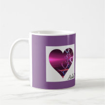 Tasse Purple Heart de personnaliser