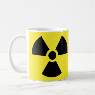 Tasse radioactive de symbole