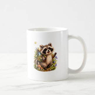 Tasse Raton Laveur Camping Été – Exploratice Douce