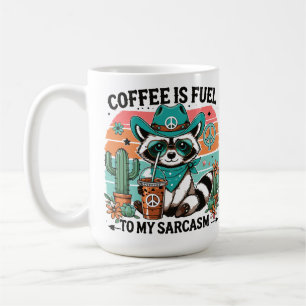 Tasse Raton Laveur Drôle Sarcasme Café 