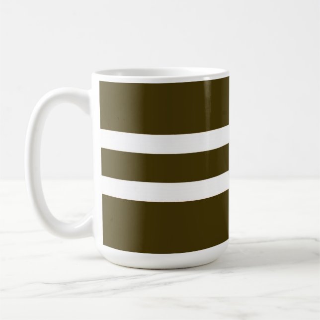 Tasse rayée Brown (Gauche)