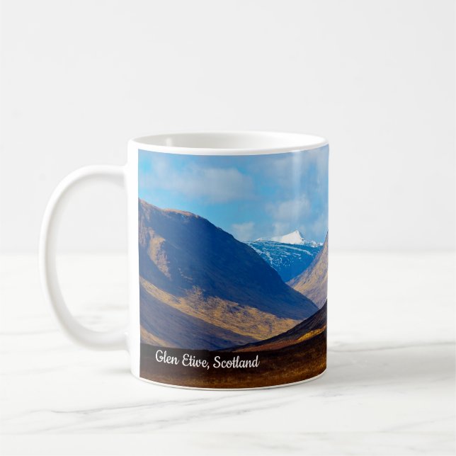 Tasse regardant vers Glen Etive, Écosse (Gauche)