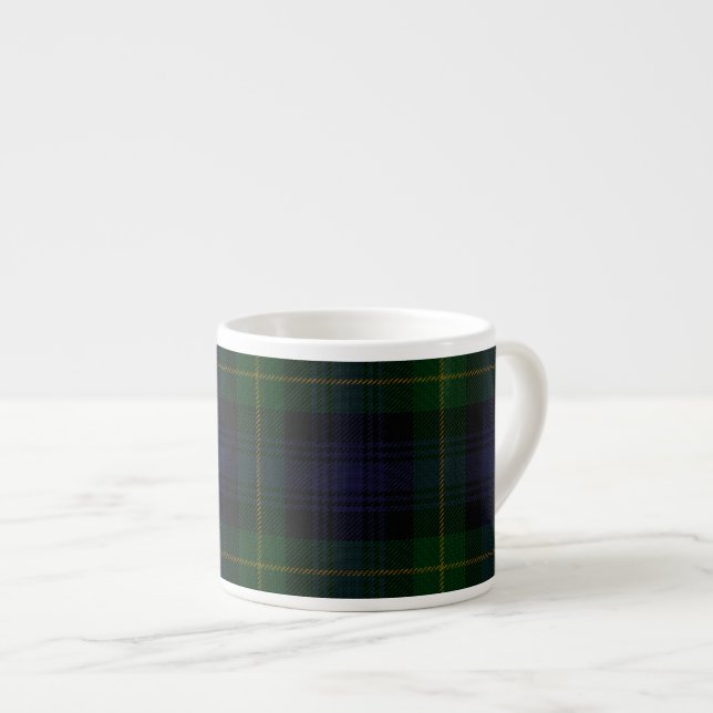 Tasse régimentaire de café express de tartan de (Devant droit)