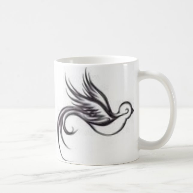 tasse régulière - hirondelles de tribal (Droite)