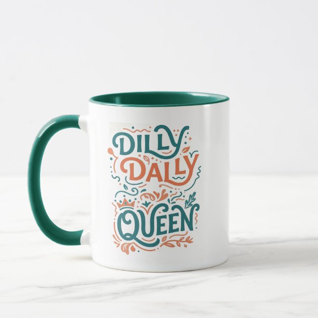 Tasse Reine de lambiner - Coupe esthétique Rétro (Gauche)