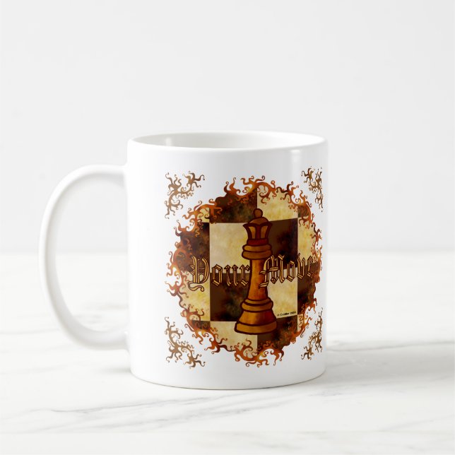 Tasse Reine d'échecs (Gauche)