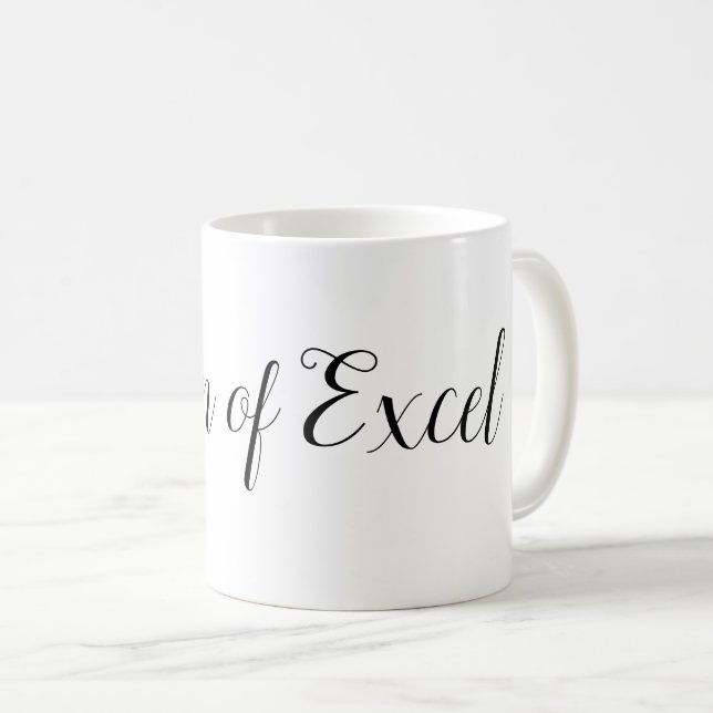 Tasse Reine d'Excel (Devant droit)
