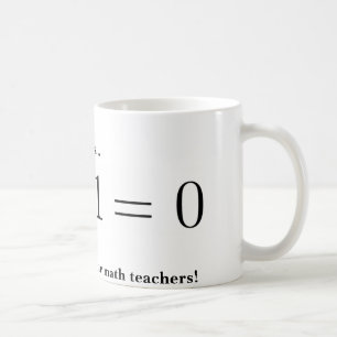 Tasse : Remerciez votre professeur de maths