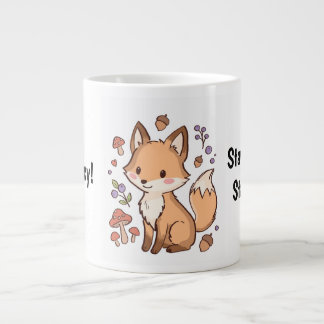 Tasse Renard Kawaii Mignon – Restez Malin, Restez