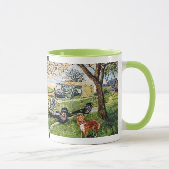 Tasse répétée de sonnerie de conception de "FERME" (Droite)