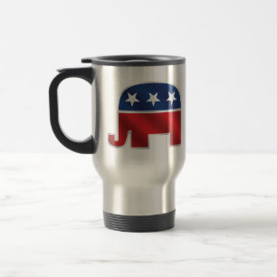 Tasse républicaine de voyage d'éléphant