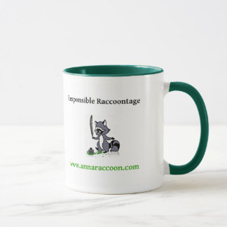 Tasse responsable de Raccoontage de raton laveur