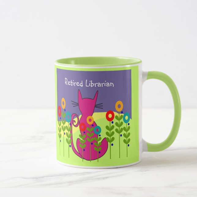 Tasse retirée de chat de bibliothécaire (Droite)