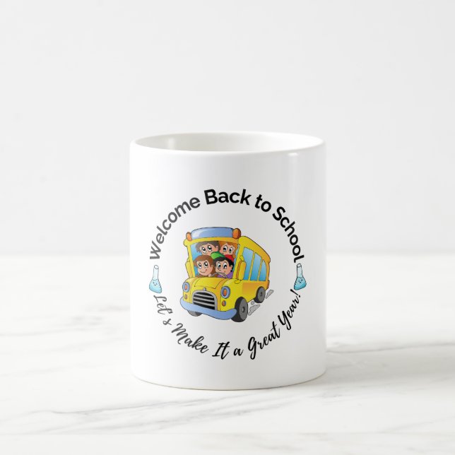 Tasse Retour à l'école – Vibes scientifiques (Centre)