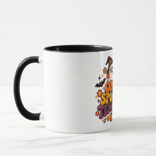Tasse Rétro One Spooky Teacher Groovy Halloween